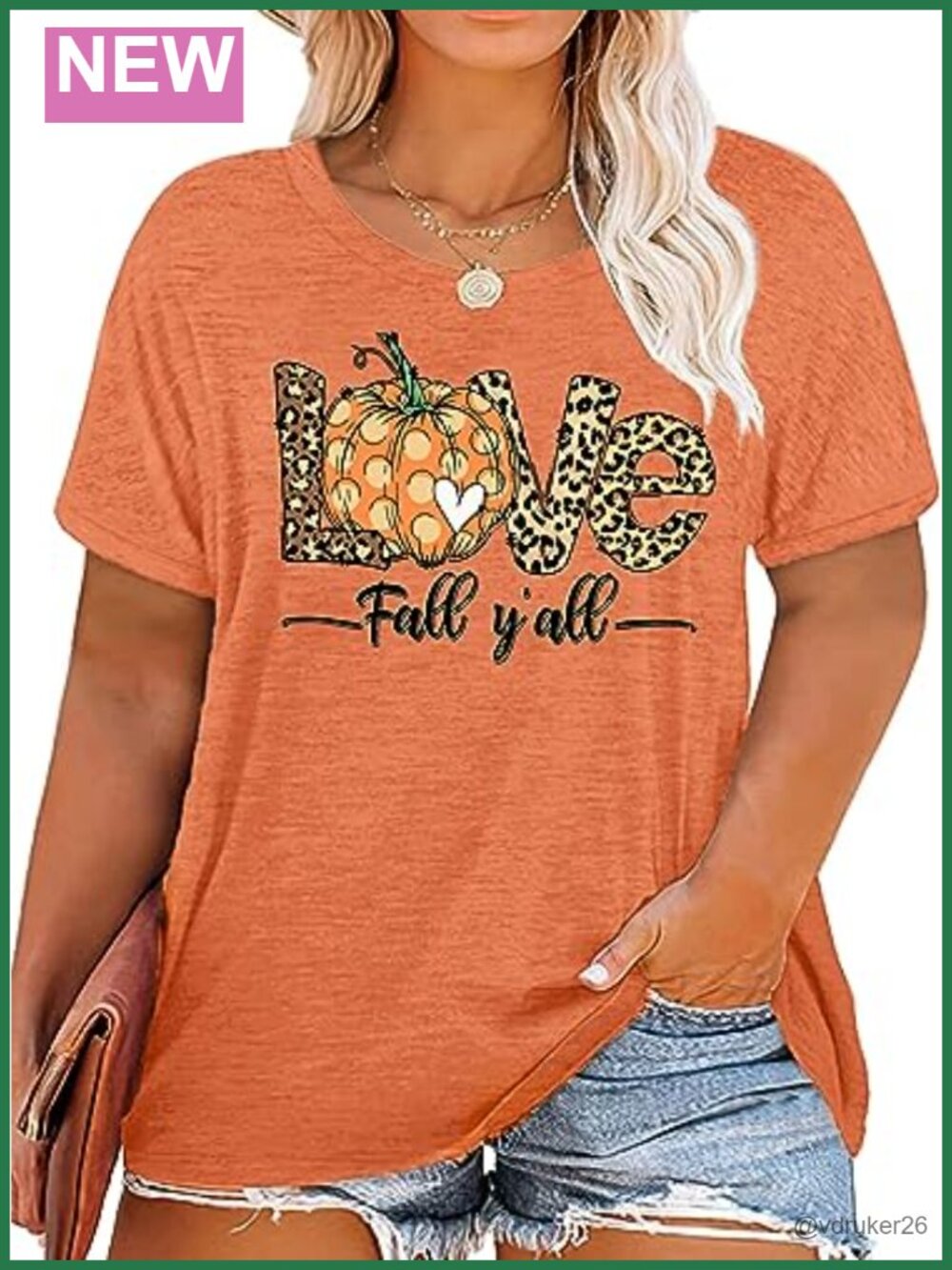 Plus Size Halloween Pumpkin Graphic T-Shirt Fall Crew Neck Short Sleeve